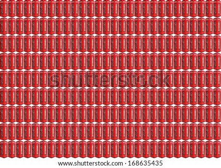 Red wrapping paper,telephone booth, background