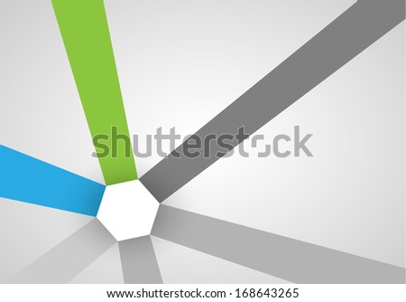 abstract background with hexagon and stripes
