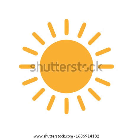 Sun Icon for Graphic Design Projects Royalty-Free Stock Photo #1686914182