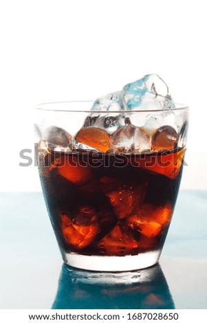 Image of cold iced coffee.