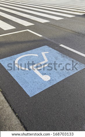 Disability parking in urban road accessibility