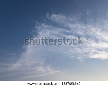 abstract sky in the evening
