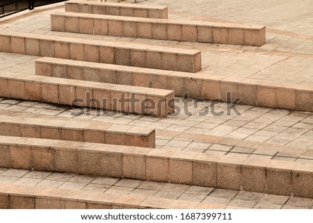 Stairs in an urban environment