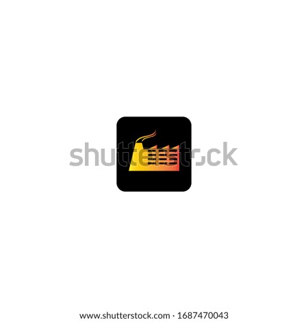 Industry logo template vector icon illustration
