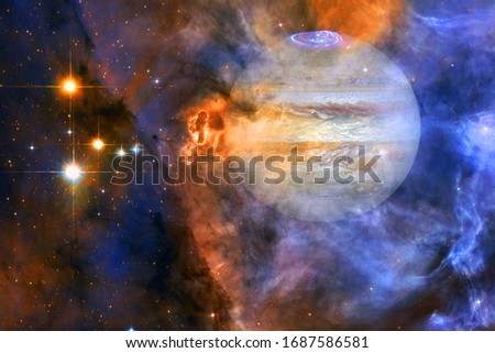 Jupiter. Awesome quality planets of solar system. Elements of this image furnished by NASA