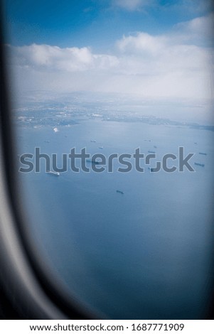 from airplane to city port Istanbul