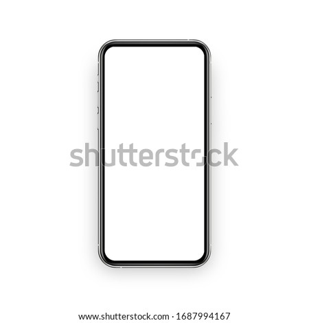 Realistic phone mockup gold black white cell template frame blank empty screen isolated mobile device front view high resolution 4K background app ui ux web design 2021 2020 2019 pro site transparent Royalty-Free Stock Photo #1687994167