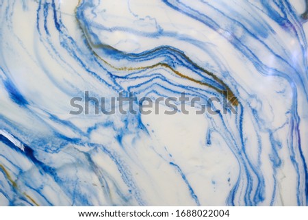 Close up of blue color tile background for advertisement