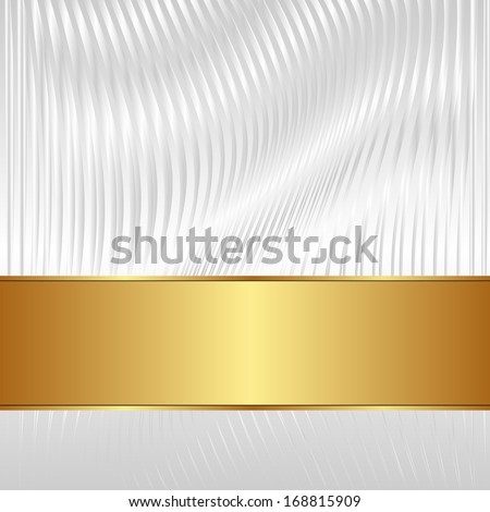 white background with golden tape