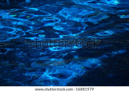 pool water at night