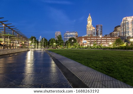 Rose Kennedy Greenway Park in Boston