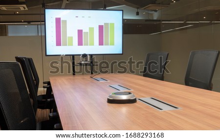 Presentation meeting, Video conference meeting room (Work from home)