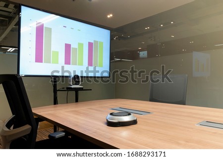 Presentation meeting, Video conference meeting room (Work from home)