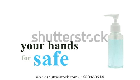 alcohol gel for hands wash
