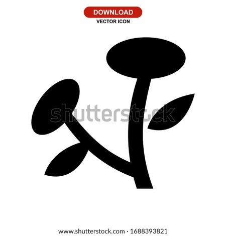 flower icon or logo isolated sign symbol vector illustration - high quality black style vector icons
