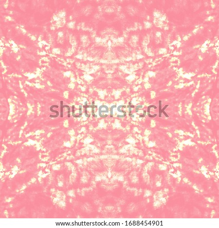 Tie And Dye Pattern. Watercolor Splatter. Wash Paint. Ikat Dyeing Natural Ornament. Pink,White,Gold Boundless Abstract Painting. Abstract Bohemian Decor. Cool Tie And Dye Pattern.