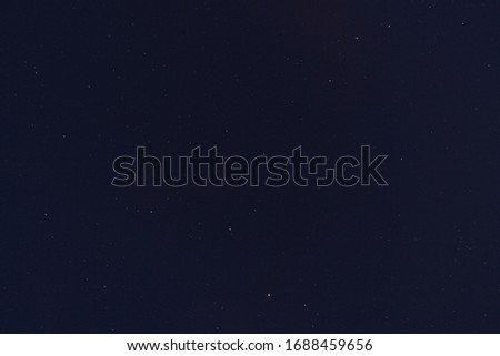 View of the sky at night