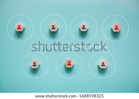 Social distance preventing infection concept, People practice social distancing to protect from COVID-19 coronavirus 2019-nCoV. Royalty-Free Stock Photo #1688598325