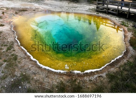 Morning Glory Pool, Yellowstone National Park ans Preserve, United States