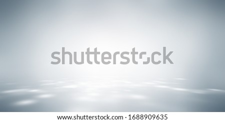 perspective floor backdrop light blue room studio with light blue gradient spotlight backdrop background for display your product or artwork 