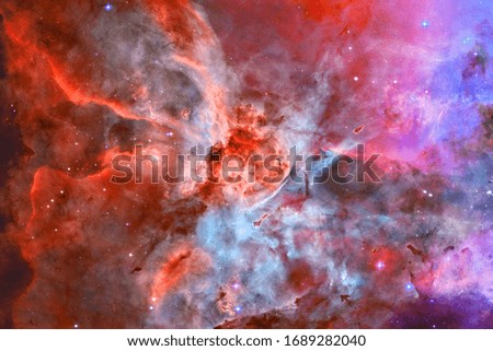 Galaxy in deep space. Beauty of universe. Elements furnished by NASA.