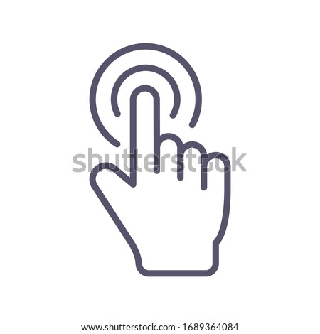 Pointer Icon for Graphic Design Projects Royalty-Free Stock Photo #1689364084