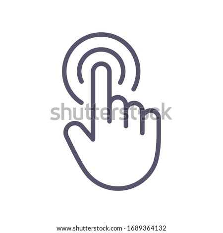 Pointer Icon for Graphic Design Projects Royalty-Free Stock Photo #1689364132