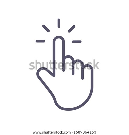 Pointer Icon for Graphic Design Projects Royalty-Free Stock Photo #1689364153