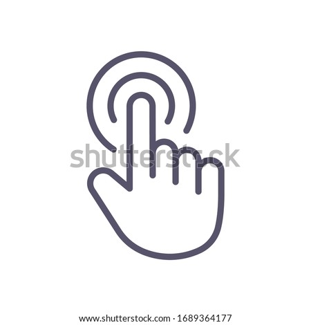 Pointer Icon for Graphic Design Projects Royalty-Free Stock Photo #1689364177