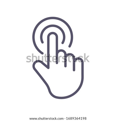 Pointer Icon for Graphic Design Projects Royalty-Free Stock Photo #1689364198