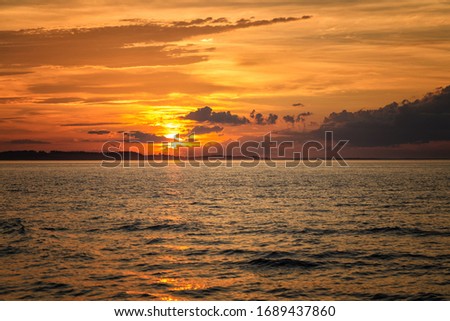 Beautiful Sunset in Gloucester, Massachusetts