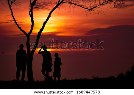 enjoying sunset with your loved ones