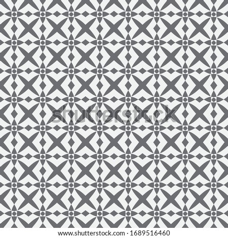 Seamless vector geometric models. Abstract black and white texture with simple repetitive crossing shapes, diamond. Minimalist texture of a surface. Lattice of graphic design.