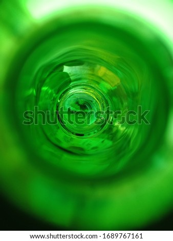 Blur bottle of the green abstract background