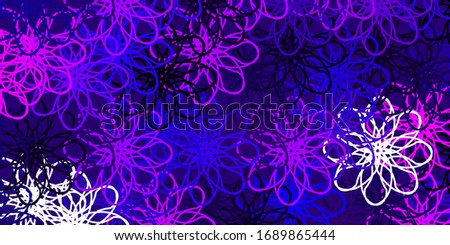 Light Purple vector backdrop with curves. Illustration in abstract style with gradient curved.  Pattern for commercials, ads.