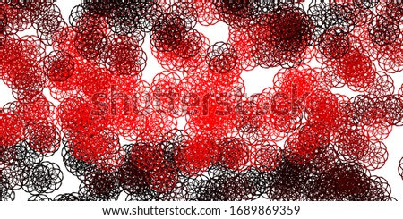 Light Red vector backdrop with chaotic shapes. Modern abstract illustration with gradient random forms. Simple illustration for your web site.