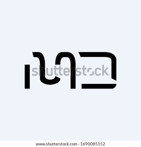 Initial MD letter Logo Design vector Template. Abstract Letter MD logo Design