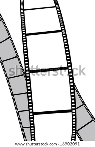 vector movie/photo film - isolated illustration on white background