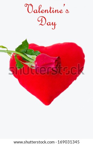 red roses and a heart 
