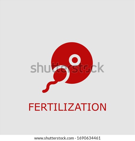 Professional vector fertilization icon. Fertilization symbol that can be used for any platform and purpose. High quality fertilization illustration. Royalty-Free Stock Photo #1690634461