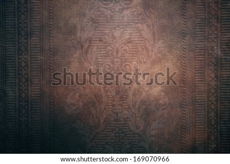 Gothic texture - old decorative fabric Royalty-Free Stock Photo #169070966