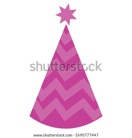 Different design of party hats simple Illustration Clip Art vector