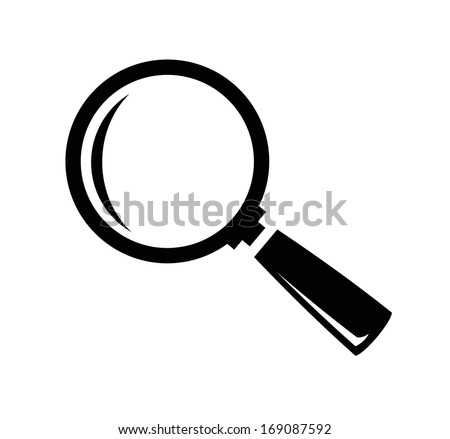 vector magnifying glass Royalty-Free Stock Photo #169087592
