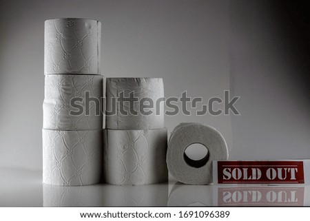 Toilet papers that are not in stock of the markets ...