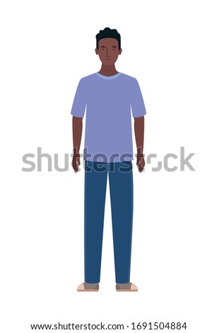 Avatar man design, Boy male person people human social media and portrait theme Vector illustration