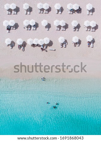 Relaxing on vacation in Turks and Caicos Royalty-Free Stock Photo #1691868043