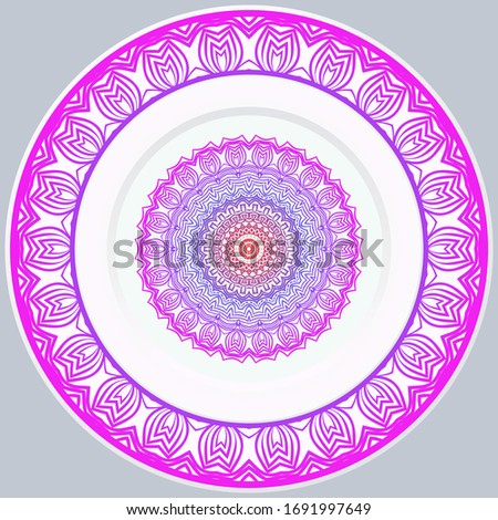 Decorative Floral Ornament. Illustration. For Coloring Book, Greeting Card, Invitation, Tattoo. Anti-Stress Therapy Pattern. Vector