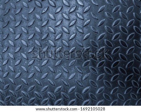 Iron plate texture background image Black diamond