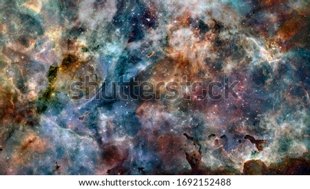 Endless universe, science fiction image, deep space with hot stars, starfields. Incredibly beautiful cosmic landscape. Elements of this image furnished by NASA