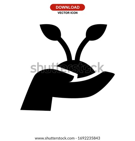 reforestation icon or logo isolated sign symbol vector illustration - high quality black style vector icons
